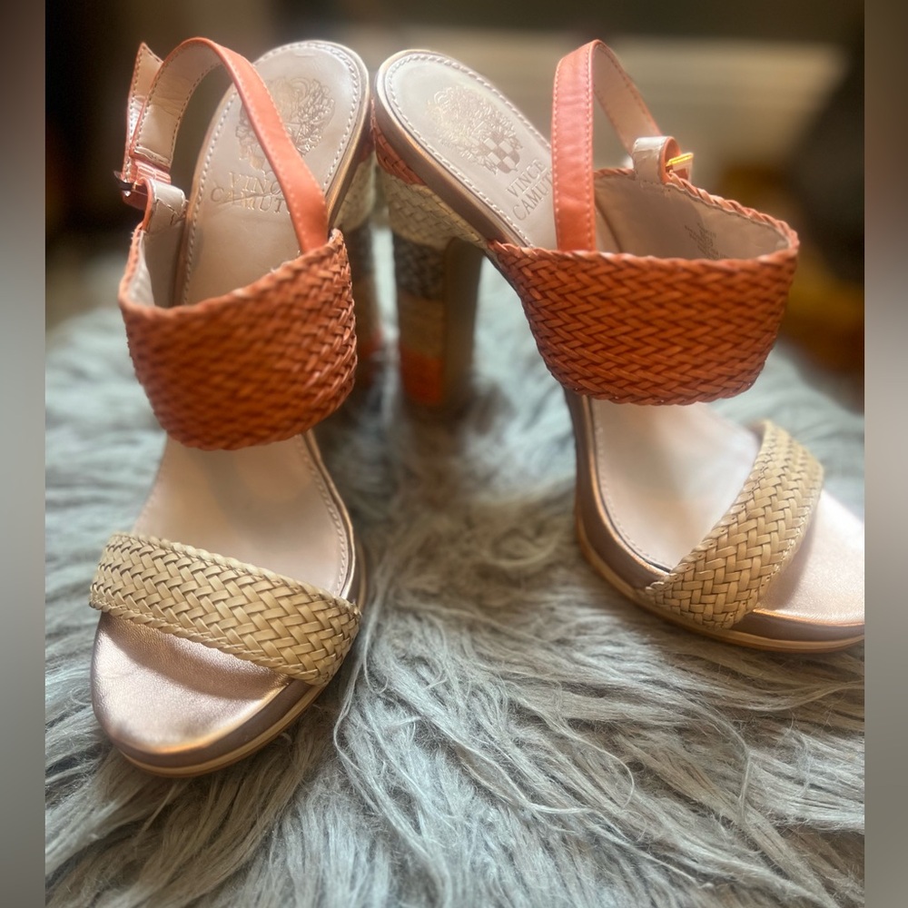 Vince Camuto striped sandals